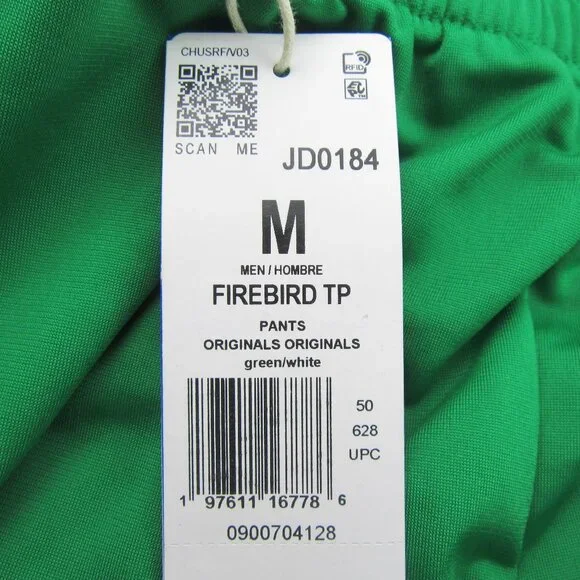 Adidas Originals Firebird Track Pants Jacket Jump Suit Men's Sz Medium Green NEW - Picture 15 of 16